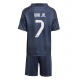Real Madrid Vinicius Junior #7 Replike Gostujuci Dres za djecu 2025-26 Kratak Rukav (+ Kratke hlače)